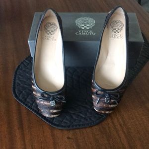 Vince Camuto leopard inspired flats